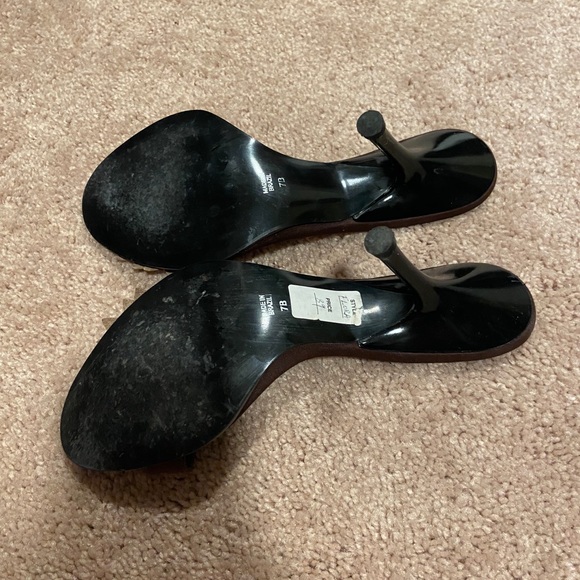 Vintage Bebe Flower Sandals - Size 7 - Picture 2 of 3